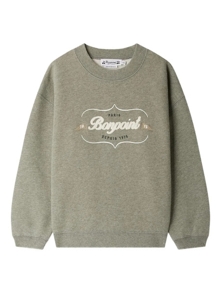  Bonpoint Logo-embroidered Sweatshirt - Grey 