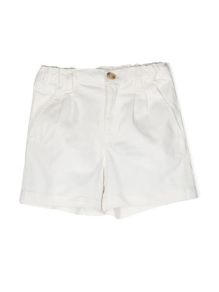  Bonpoint Logo-patch Chino Shorts - White 