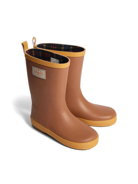  Bonpoint Logo Patch Wellingtons - Brown 