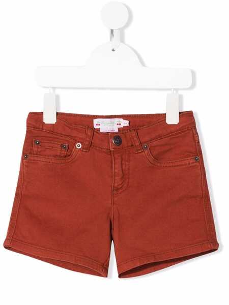  Bonpoint Mid-rise Shorts - Brown 