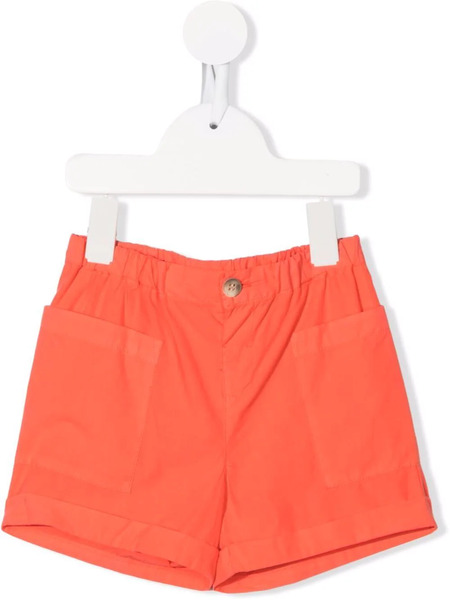  Bonpoint Nateo Cotton Shorts - Orange 