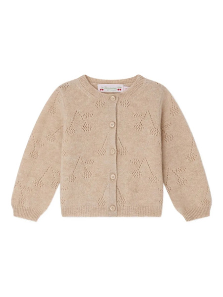  Bonpoint Openwork Buttoned Top - Neutrals 