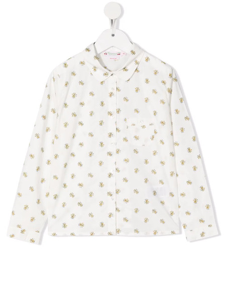  Bonpoint Pea Organic Cotton Blouse - White 
