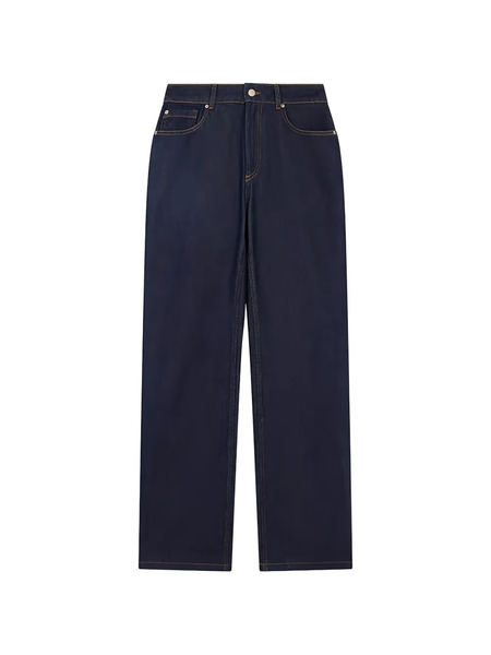  Bonpoint Pocketed Straight-leg Jeans - Blue 