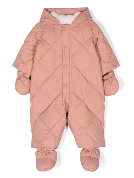  Bonpoint Quilted Padded Romper - Pink 