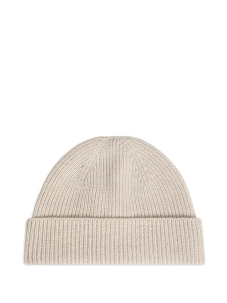  Bonpoint Ribbed Cashmere Beanie - Neutrals 