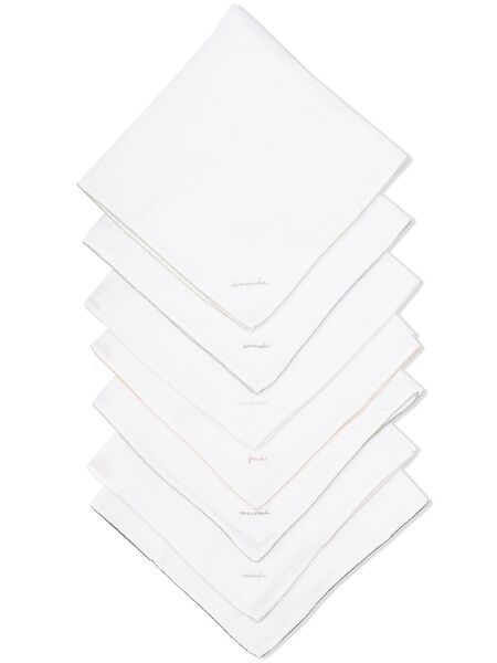  Bonpoint Set Of 7 Blankets - White 