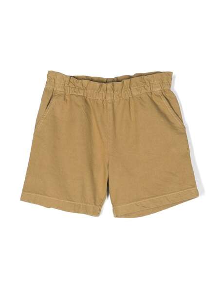  Bonpoint Straight-leg Cotton Shorts - Yellow 