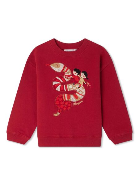  Bonpoint Tonino Embroidered Sweatshirt 