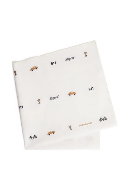  Bonpoint X Porsche Cayati Scarf - White 