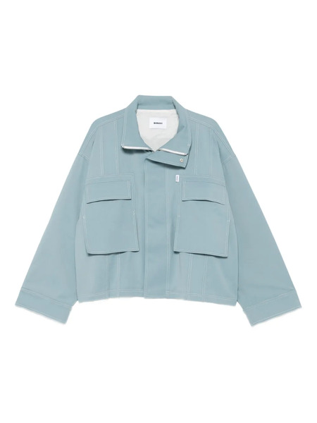  Bonsai Pocket-detail Zip-front Jacket - Blue 