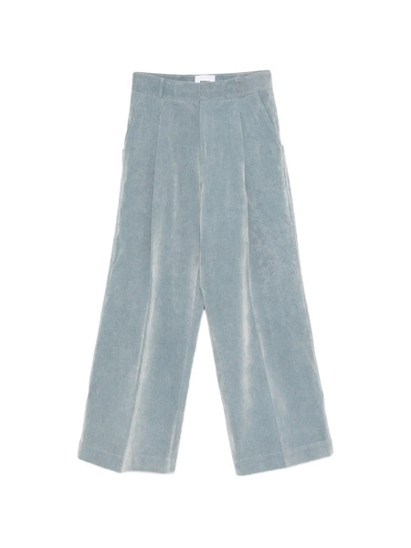  Bonsai Velvet Loose-fit Trousers - Blue 