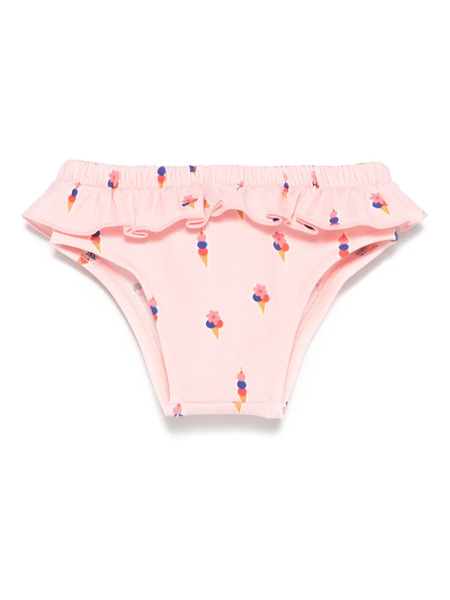  Bonton Ice Cream-print Bikini Bottom - Pink 