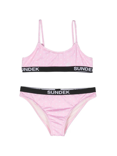  Bonton Star-print Bikini Set - Pink 