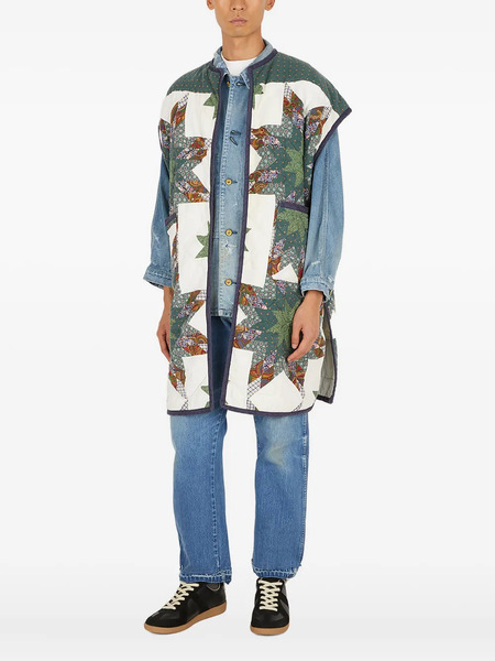  Bonum Quilted Star-print Coat - White 