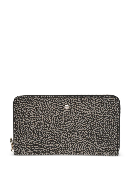  Borbonese Leather Wallet - Neutrals 