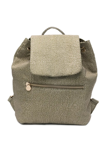  Borbonese Medium Eco Backpack - Green 