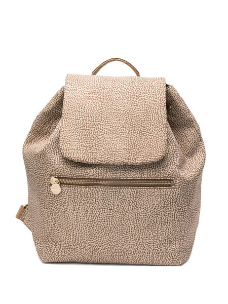  Borbonese Medium Eco Backpack - Neutrals 