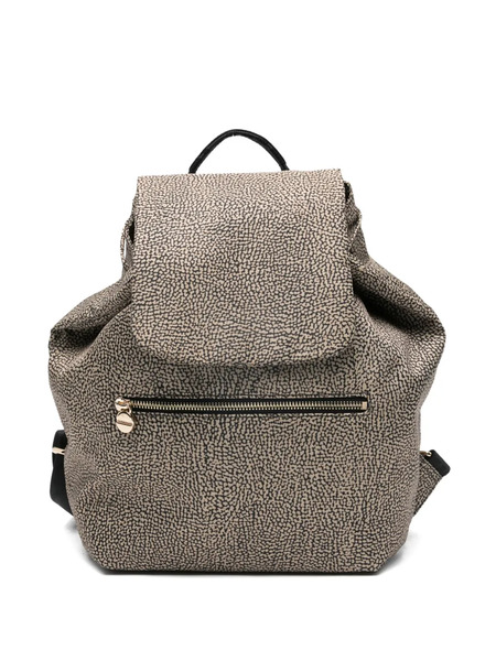  Borbonese Medium Eco Backpack - Neutrals 