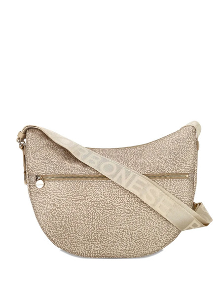  Borbonese Medium Luna Shoulder Bag - Neutrals 