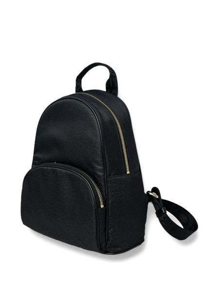 Borbonese Medium Zipped Backpack - Black 