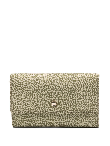  Borbonese Patterned Wallet - Green 