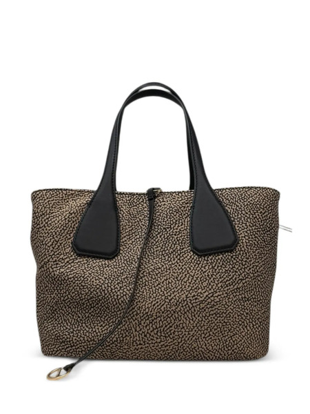  Borbonese Printed Shoulder Bag - Black 