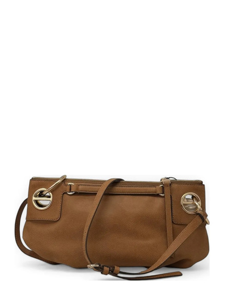  Borbonese Small London Crossover Ring Shoulder Bag - Brown 