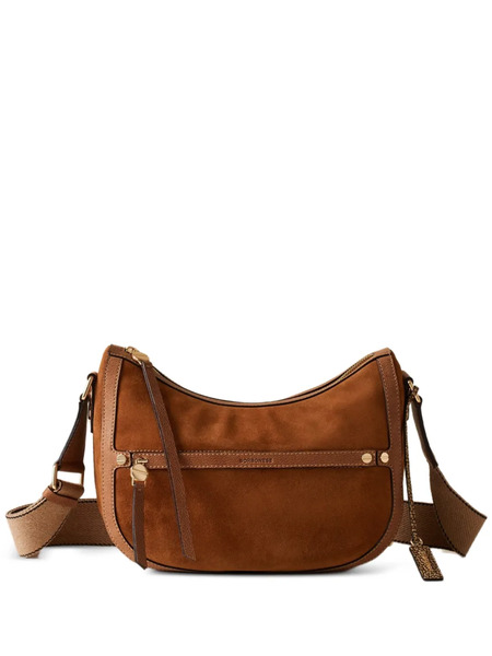  Borbonese Small Luna Zipped Cross-body Bag - Brown 