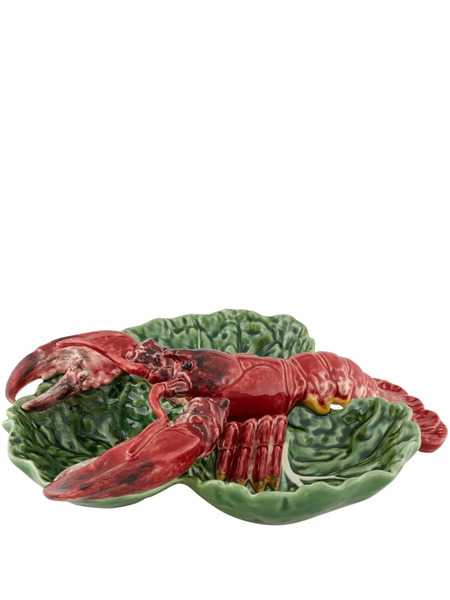  Bordallo Pinheiro Cabbage-shape Lobster Appetizer Plate - Green 
