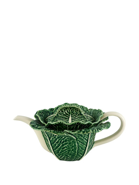  Bordallo Pinheiro Cabbage Tea Pot - Green 