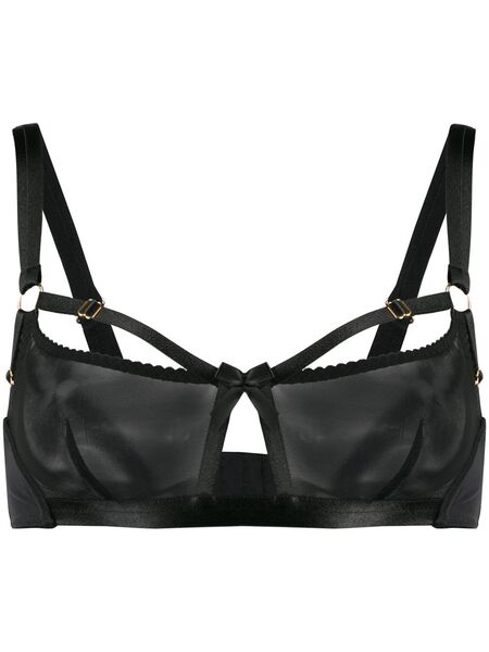  Bordelle Lace Multi-strap Bra - Black 