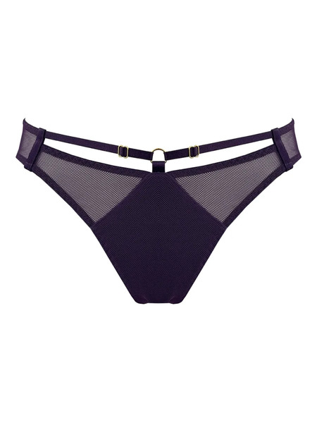  Bordelle Nara Mesh-paneled Brief - Purple 