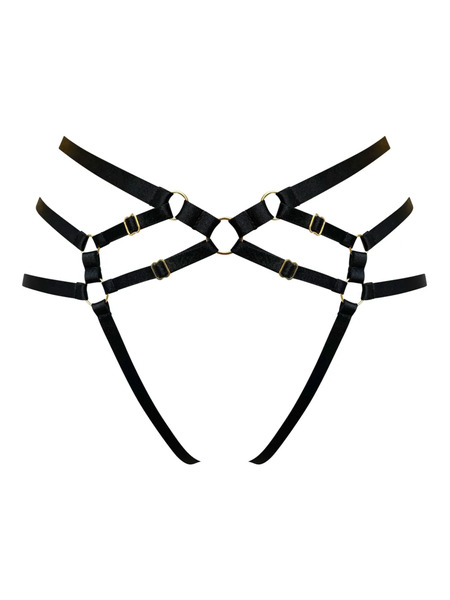  Bordelle Strap Harness Brief - Black 