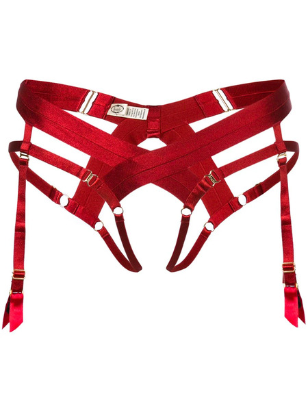  Bordelle Suspender Belt - Red 