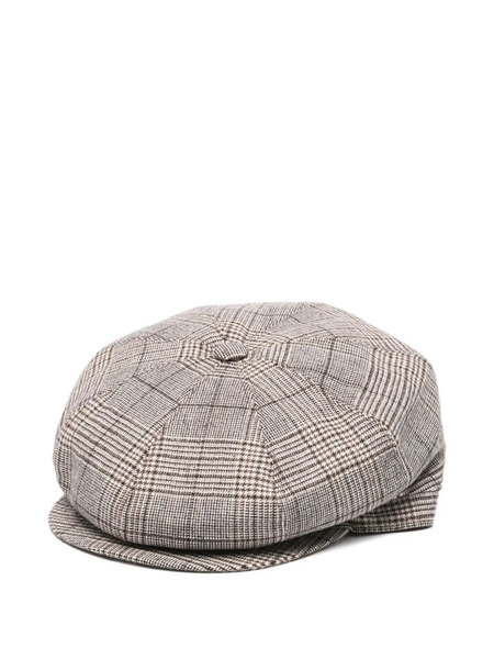  Borsalino Cesare Eight-panel Beret - Brown 