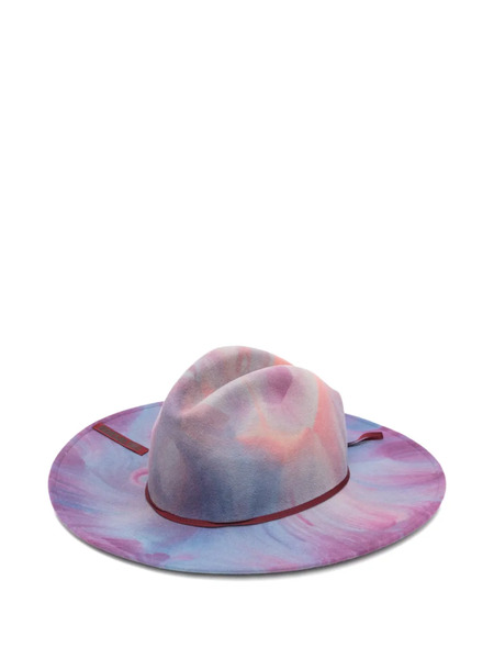  Borsalino Tie-dye Hat - Purple 