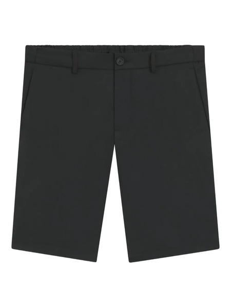  Boss Button-fastening Pocket Shorts - Black 