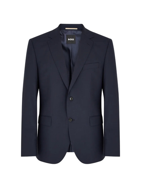  Boss Button Fitted Jacket - Blue 
