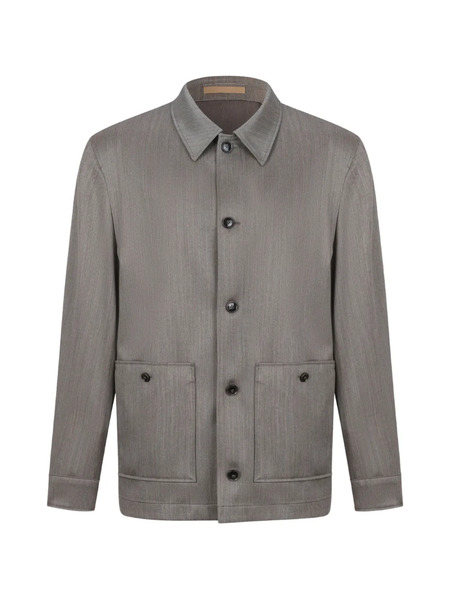  Boss Button Pocket Jacket - Green 
