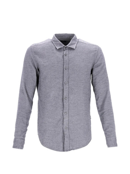  Boss Buttoned Slim-fit Shirt - Grey 