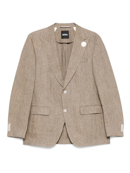  Boss Canvas Blazer - Brown 