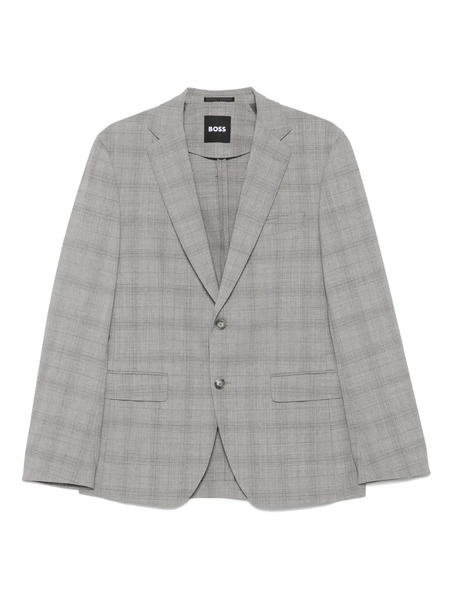  Boss Checked Suit - Grey 