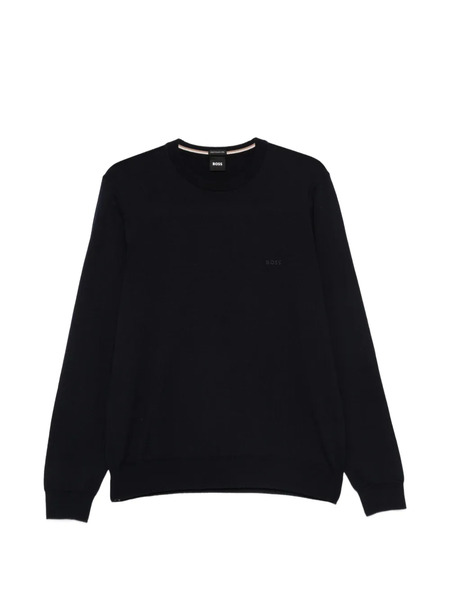  Boss Crew-neck Knitted Sweater - Blue 