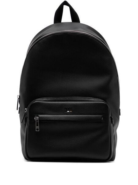  Boss Debossed-logo Backpack - Black 