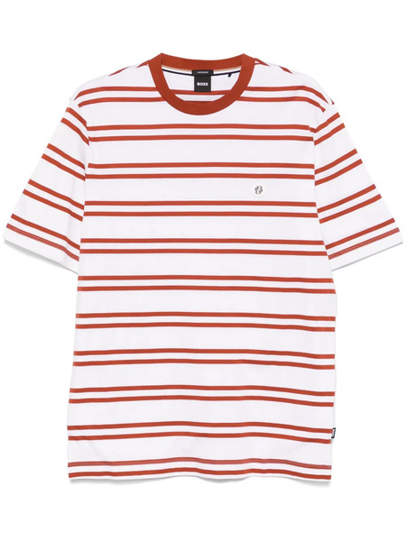  Boss Double B-monogram Cotton T-shirt - White 