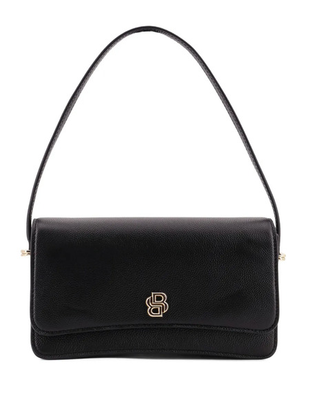  Boss Double B Monogram Shoulder Bag - Black 