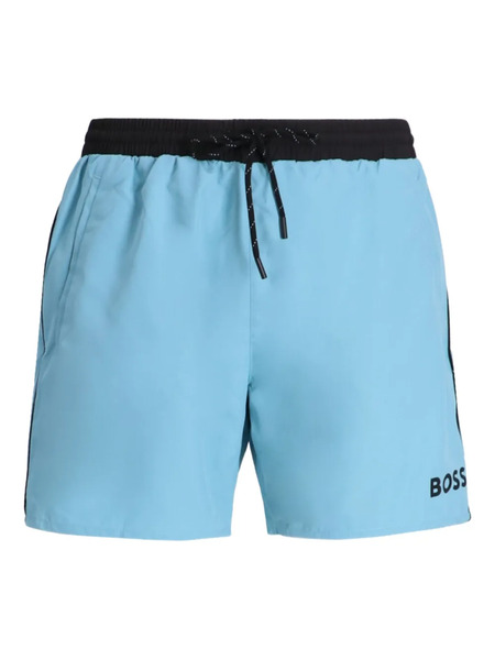  Boss Drawstring Swim Shorts - Blue 