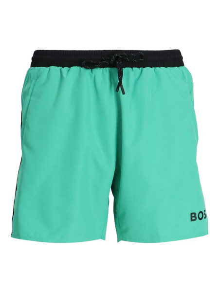  Boss Drawstring Swim Shorts - Green 