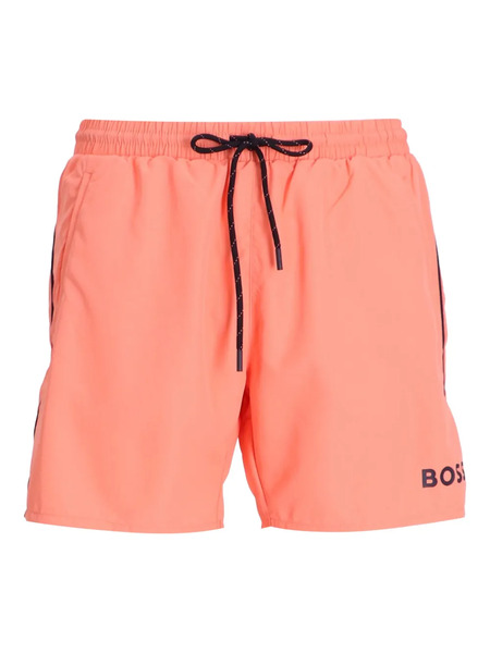  Boss Drawstring Swim Shorts - Pink 